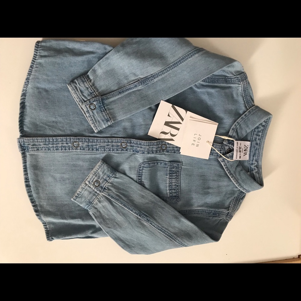 Zara denim shirt